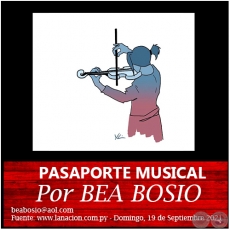 PASAPORTE MUSICAL - Por BEA BOSIO - Domingo, 19 de Septiembre de 2021